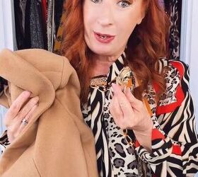 Easy styling trick to elevate a coat or blazer