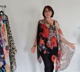 One poncho scarf, six flattering ways to wear it