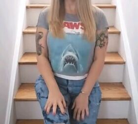 How to make a small t-shirt bigger​