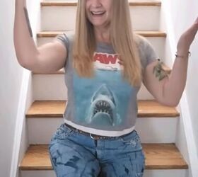 How to make a small t-shirt bigger​