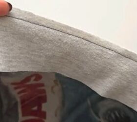 How to make a small t-shirt bigger​