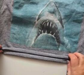 How to make a small t-shirt bigger​