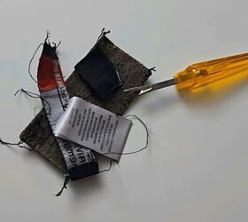 Making a DIY denim dress from jeans