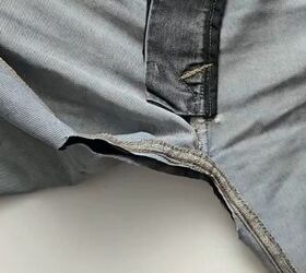 Making a DIY denim dress from jeans