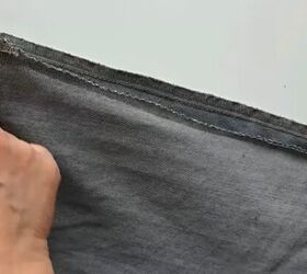 Making a DIY denim dress from jeans