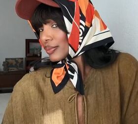 9 stunning coachella head scarf ideas to level up your festival look, Baseball cap x bandana