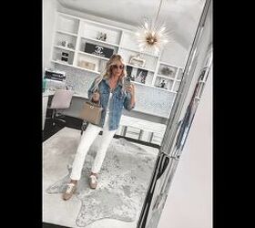 how to wear white jeans style do s and don ts for women over 40, Casual option with sneakers
