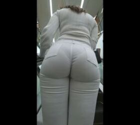 how to wear white jeans style do s and don ts for women over 40, Avoid wearing too tight white jeans