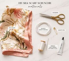 This simple silk scarf hack makes a softer scrunchie for your hair