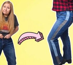 How to Make Jeans Bigger and Refashion Old Denim 