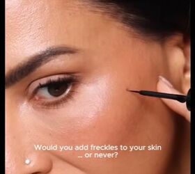 Fake freckles are back — here’s how women are making them look real