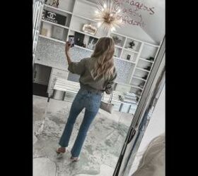 how to look younger in denim the ultimate guide for fashion over 40, Curve enhancing back pockets