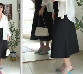 why i was wrong about pencil and maxi skirts a style revelation, Exception 1 dynamic V shape