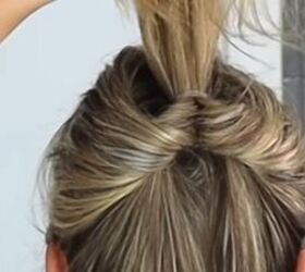 This ponytail flip trick makes messy buns look way better