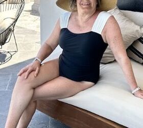 A classy and flattering swimsuit women over 50 will love