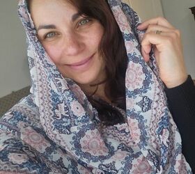 How I Made a Dress Into a Scarf, Skirt and Head Wrap