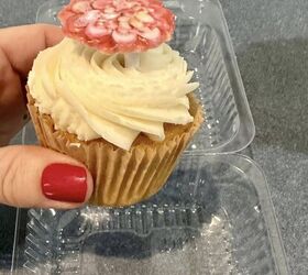 She turned leftover cupcake toppers into custom earrings