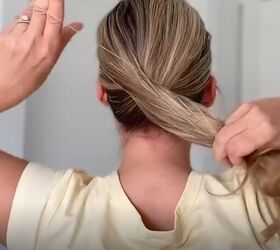 The messy bun you can make with one hair tie