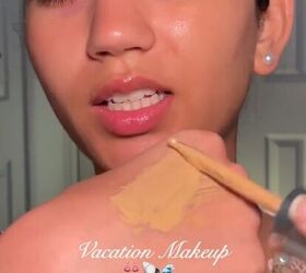 how to do your makeup on vacation