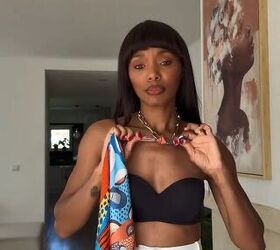 Turn two silk scarves into a stunning summer dress