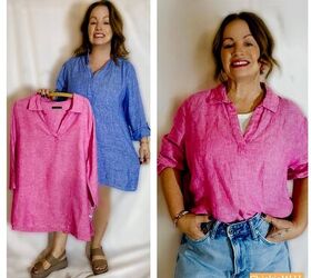Shortening Linen Tunics