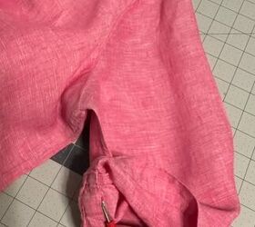 shortening linen tunics