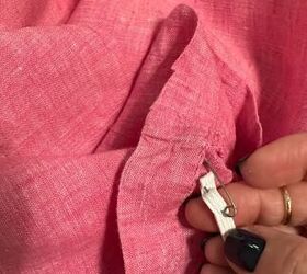 shortening linen tunics