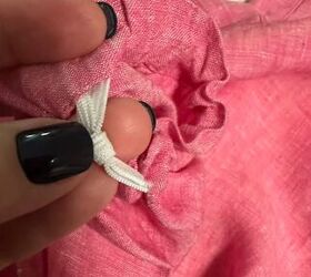 shortening linen tunics