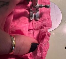 shortening linen tunics