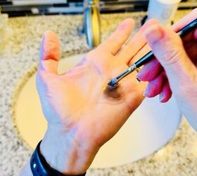 Swirl your brush in this instead of expensive brush cleanser