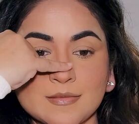 Put a dot of bronzer right here