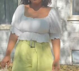 Try this belt trick with wide-leg trousers