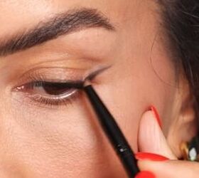 how to create a winged eyeliner look for mature hooded eyes