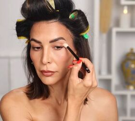 how to create a winged eyeliner look for mature hooded eyes