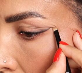 how to create a winged eyeliner look for mature hooded eyes