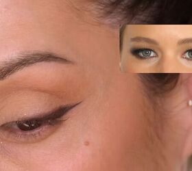 love the fox eye look try this softer liner technique