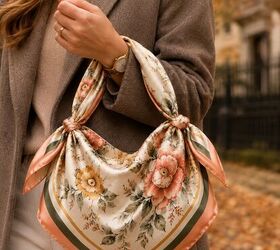 I Turned a Simple Scarf Into a Gorgeous Handbag — No Sewing Needed!
