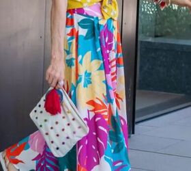 Two prints, one shared color — that's the whole rule