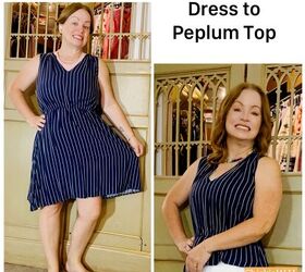 Dress to Peplum Top