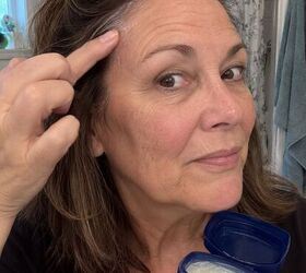 Why she rubs a thin layer of petroleum jelly around her hairline and down to the back of her neck