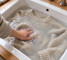 Why she soaks her sweater in hair conditioner for 30 minutes