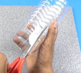 Instead of a purse, you can cut up an empty plastic bottle to store all of your things