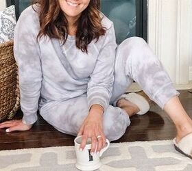 As soon as the weather gets cold, we'll be wearing our sweats like this (not for PJs!)