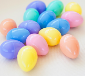 Use plastic Easter eggs to make this wonderful non-candy treat for your baskets