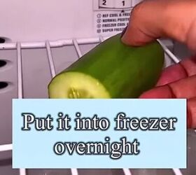 Here's why Upstylers are putting a cucumber in the freezer this week