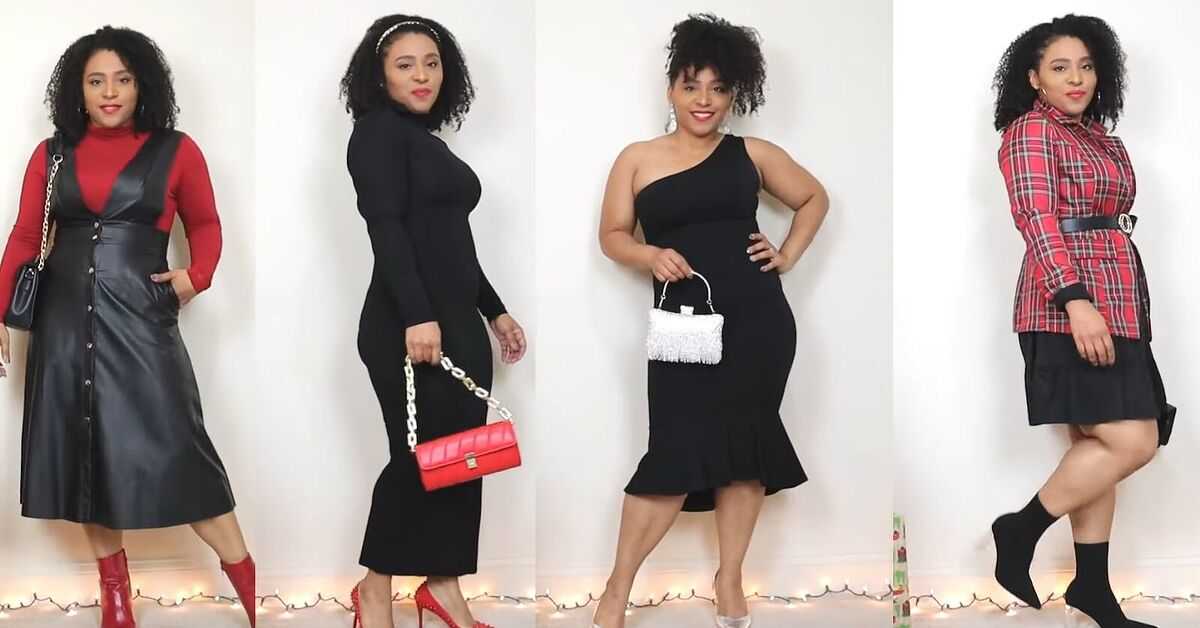 how to make a black dress look christmas What I'm Wearing For Christmas + a Family Recipe