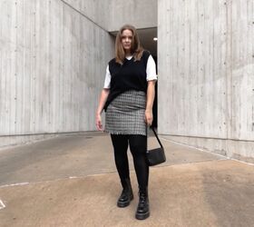 How to Wear a Sweater Vest & Put Together Cute Sweater Vest Outfits ...