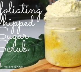 Homemade Whipped Body Scrub Recipe With Butters Oils And Lemon Scent