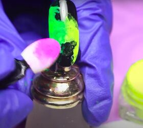 How to Do Funky Neon Smoke Nail Art Using 3 Different Methods Upstyle