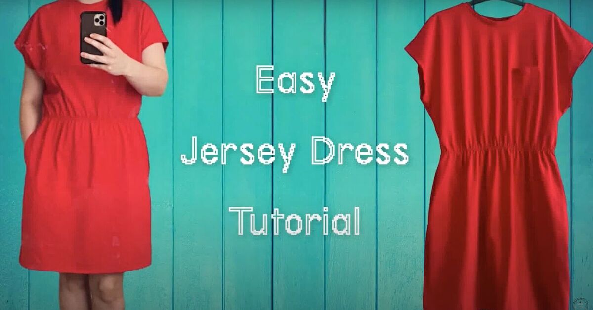make your own jersey dress Sew along to create a free, fabulous and comfy jersey dress